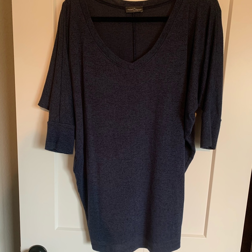 Slouchy sweater tunic